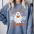 Read More Books Cute Ghost Reading Book Teacher Halloween Comfort Colors Sweatshirt Denim Read More Books Cute Ghost Reading Book Teacher Halloween Comfort Colors Sweatshirt Denim