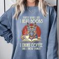 i Read Books And i Know Things German Shepherd Coffee Books Comfort Colors Sweatshirt Denim i Read Books And i Know Things German Shepherd Coffee Books Comfort Colors Sweatshirt Denim