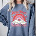 Read Your Heart Out Book Valentines Day Reading Teacher Comfort Colors Sweatshirt Denim Read Your Heart Out Book Valentines Day Reading Teacher Comfort Colors Sweatshirt Denim