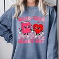 Read Your Heart Out Cute Reading Book Lover Comfort Colors Sweatshirt Denim