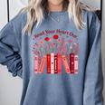 Read Your Heart Out Teacher Valentines Day Reading Book Comfort Colors Sweatshirt Denim Read Your Heart Out Teacher Valentines Day Reading Book Comfort Colors Sweatshirt Denim