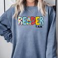 Reader I Am Bookworm Librarian I Heart Read Book Lover Comfort Colors Sweatshirt Denim Reader I Am Bookworm Librarian I Heart Read Book Lover Comfort Colors Sweatshirt Denim
