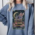The Reader Tarot Card Book Dragon Romantasy Fantasy Bookish Comfort Colors Sweatshirt Denim