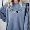 Reader Without a Book Is Tragedy Dragon Bookworm Comfort Colors Sweatshirt Denim Reader Without a Book Is Tragedy Dragon Bookworm Comfort Colors Sweatshirt Denim