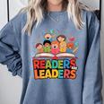 Readers Are Leaders Motivational Reading Book Quote Comfort Colors Sweatshirt Denim Readers Are Leaders Motivational Reading Book Quote Comfort Colors Sweatshirt Denim