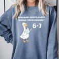 Reading 6-7 Silly Goose Read Books Bookish Bookworm Comfort Colors Sweatshirt Denim Reading 6-7 Silly Goose Read Books Bookish Bookworm Comfort Colors Sweatshirt Denim