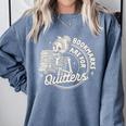 Reading Book Bookish Book Club Bookmarks Are For Quitters Comfort Colors Sweatshirt Denim