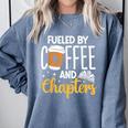 Reading Books Bookcase Book Club Bibliophile Comfort Colors Sweatshirt Denim Reading Books Bookcase Book Club Bibliophile Comfort Colors Sweatshirt Denim