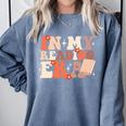 In My Reading Era Groovy Book Lovers Library Reading Women Comfort Colors Sweatshirt Denim In My Reading Era Groovy Book Lovers Library Reading Women Comfort Colors Sweatshirt Denim