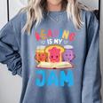 Reading Is My Jam I Love To Read Books Boy Girl Comfort Colors Sweatshirt Denim Reading Is My Jam I Love To Read Books Boy Girl Comfort Colors Sweatshirt Denim