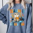 Reading Is Otterly Fun Sea Otter Book Lover Bookworm Comfort Colors Sweatshirt Denim Reading Is Otterly Fun Sea Otter Book Lover Bookworm Comfort Colors Sweatshirt Denim