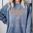 Reading Is Self Care Mental Health Read More Book Comfort Colors Sweatshirt Denim