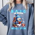 Reading Is Snow Much Fun Christmas Xmas Book Reading Comfort Colors Sweatshirt Denim Reading Is Snow Much Fun Christmas Xmas Book Reading Comfort Colors Sweatshirt Denim