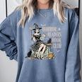 Retro Scary Horror Readers Book Club Spooky Halloween Comfort Colors Sweatshirt Denim Retro Scary Horror Readers Book Club Spooky Halloween Comfort Colors Sweatshirt Denim