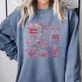 Romance Book Tropes Comfort Colors Sweatshirt Denim Romance Book Tropes Comfort Colors Sweatshirt Denim
