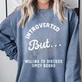 Romance Reader Spicy Book Merch Book Lovers Bookish Women Comfort Colors Sweatshirt Denim Romance Reader Spicy Book Merch Book Lovers Bookish Women Comfort Colors Sweatshirt Denim