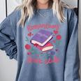 Romantasy Book Club Novel Reading Club Bibliophiles Fiction Comfort Colors Sweatshirt Denim