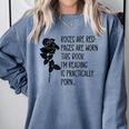 Roses Are Red Pages Are Worn Spicy Book Reading Smut Reader Comfort Colors Sweatshirt Denim