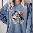Sarcastic Proud Anti Social Member Of Introverted Book Club Comfort Colors Sweatshirt Denim