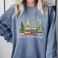 Seasons Readings All Booked For Christmas Book Reading Lover Comfort Colors Sweatshirt Denim Seasons Readings All Booked For Christmas Book Reading Lover Comfort Colors Sweatshirt Denim