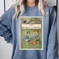 The Secret Garden Book Comfort Colors Sweatshirt Denim