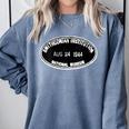 Smithsonian Institution Library 1944 Book Stamp Comfort Colors Sweatshirt Denim