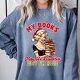 Smut Reader Christmas My Books May Be Naughty But I'm Nice Comfort Colors Sweatshirt Denim Smut Reader Christmas My Books May Be Naughty But I'm Nice Comfort Colors Sweatshirt Denim