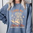Smut Reader Spicy Book Dark Romance I Like My Fictional Men Comfort Colors Sweatshirt Denim
