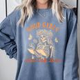Smut Reader Spicy Romance Good A Girls Read Dirty Books Comfort Colors Sweatshirt Denim