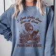 Smut Reader Spicy Romance Look Better Bent That Over A Book Comfort Colors Sweatshirt Denim