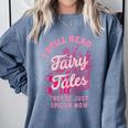 Spicy Book Lover For Women Who Love To Read Romance Fantasy Comfort Colors Sweatshirt Denim