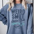Spicy Romance Book Reader Fan Weird Smut Social Club Premium Tri-Blend Comfort Colors Sweatshirt Denim Spicy Romance Book Reader Fan Weird Smut Social Club Premium Tri-Blend Comfort Colors Sweatshirt Denim