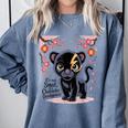 Spicy Romance Character Development Book Reader Design Comfort Colors Sweatshirt Denim