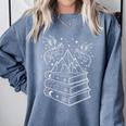 Stack Of Books And Dragons Bookworm Fantasy Books Lover Comfort Colors Sweatshirt Denim Stack Of Books And Dragons Bookworm Fantasy Books Lover Comfort Colors Sweatshirt Denim