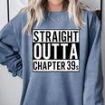 Straight Outta Chapter 39 Cute Book Lover Reader Comfort Colors Sweatshirt Denim Straight Outta Chapter 39 Cute Book Lover Reader Comfort Colors Sweatshirt Denim