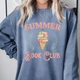 Summer Book Club Comfort Colors Sweatshirt Denim