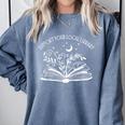 Support Your Local Library Book Reading Books Comfort Colors Sweatshirt Denim
