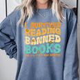 I Survived Reading Banned Books Read Librarian Men Women Comfort Colors Sweatshirt Denim I Survived Reading Banned Books Read Librarian Men Women Comfort Colors Sweatshirt Denim