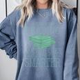 I Survived Reading Banned Books And All I Got Was Sma Comfort Colors Sweatshirt Denim