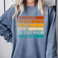 I Survived Reading Banned Books All I Got Was Smarter Comfort Colors Sweatshirt Denim