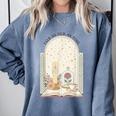 Tale As Old As Time Rose Candle And Book Comfort Colors Sweatshirt Denim Tale As Old As Time Rose Candle And Book Comfort Colors Sweatshirt Denim