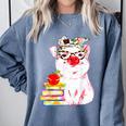 Teacher Pig Cute Farm Animal Book Lover School Student For Men Women Kids Comfort Colors Sweatshirt Denim Teacher Pig Cute Farm Animal Book Lover School Student For Men Women Kids Comfort Colors Sweatshirt Denim