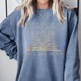 That's What I Do I Read Books And Know Things Bookworm Women Comfort Colors Sweatshirt Denim That's What I Do I Read Books And Know Things Bookworm Women Comfort Colors Sweatshirt Denim