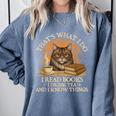 That’s What I Do I Read Books Reading Bookworm Reader Comfort Colors Sweatshirt Denim