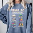 Things I Do In My Spare Time Book Reader Book Reading Lover Comfort Colors Sweatshirt Denim Things I Do In My Spare Time Book Reader Book Reading Lover Comfort Colors Sweatshirt Denim
