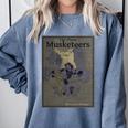 The Three Musketeers Book Cover Comfort Colors Sweatshirt Denim