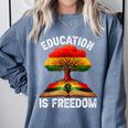History Education Is Freedom Books Black History Comfort Colors Sweatshirt Denim History Education Is Freedom Books Black History Comfort Colors Sweatshirt Denim