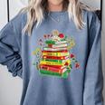History Month Black History Shirts Book Lover Teacher Comfort Colors Sweatshirt Denim
