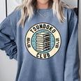 Tsundoku Club Book Lovers Bibliophile Booktok Reading Comfort Colors Sweatshirt Denim Tsundoku Club Book Lovers Bibliophile Booktok Reading Comfort Colors Sweatshirt Denim