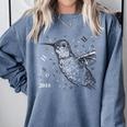 Tucson Festival Of Books TFOB 2010 Hummingbird Mascot Comfort Colors Sweatshirt Denim Tucson Festival Of Books TFOB 2010 Hummingbird Mascot Comfort Colors Sweatshirt Denim
